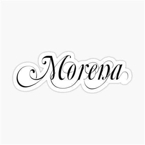 tatuajes nombre morena|Morena 